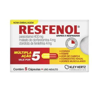Resfenol 5 Cápsulas