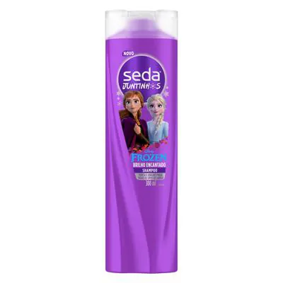 Shampoo Seda Juntinhos Frozen Brilho Encantado Infantil 300ml