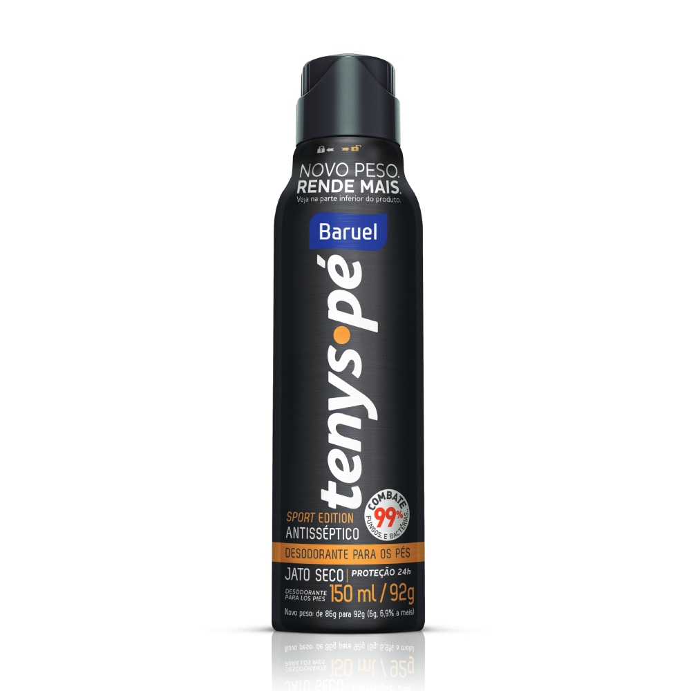 Talco Jato Seco Tenys Pé Baruel Sport Edition 150ml