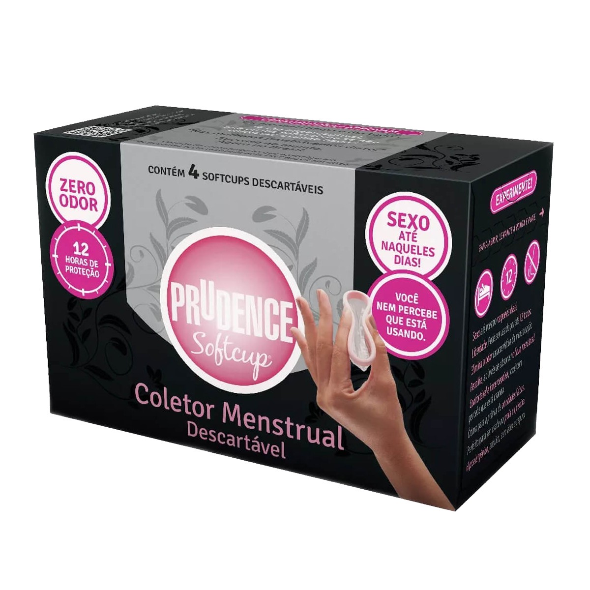 Coletor Menstrual Descartável Prudence Softcup 4 Unidades