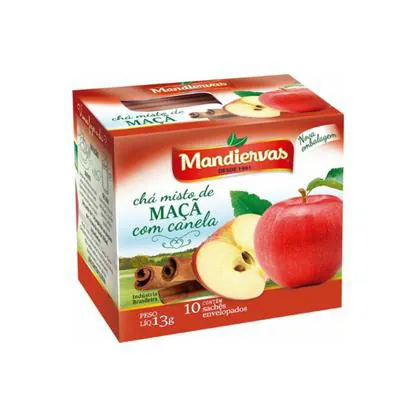 Chá Mandiervas Misto Maçã E Canela 13G preço