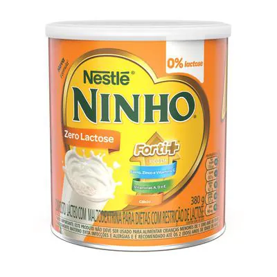 Composto Lácteo Nestlé Forti+ Zero Lactose 380g
