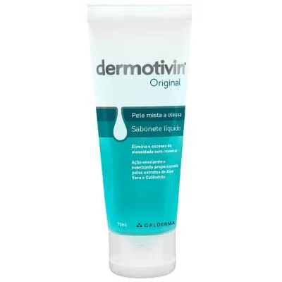 Dermotivin Original Sabonete Líquido Pele Mista 70ml