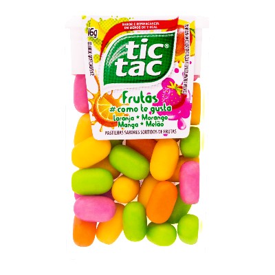 Bala Tic Tac Frutas Como te Gusta 16/14,5g