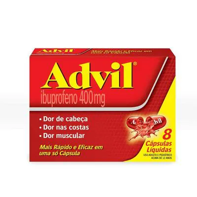 Advil 400mg 8 Cápsulas