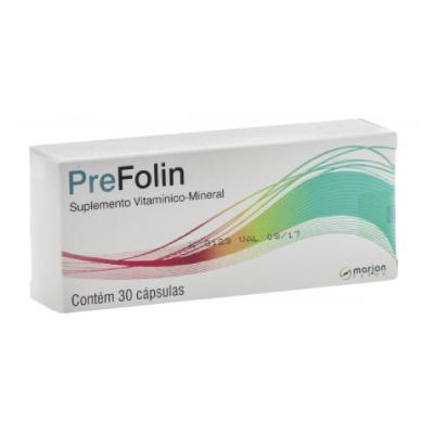 Suplemento Vitamínico Prefolin 30 Cápsulas Gel