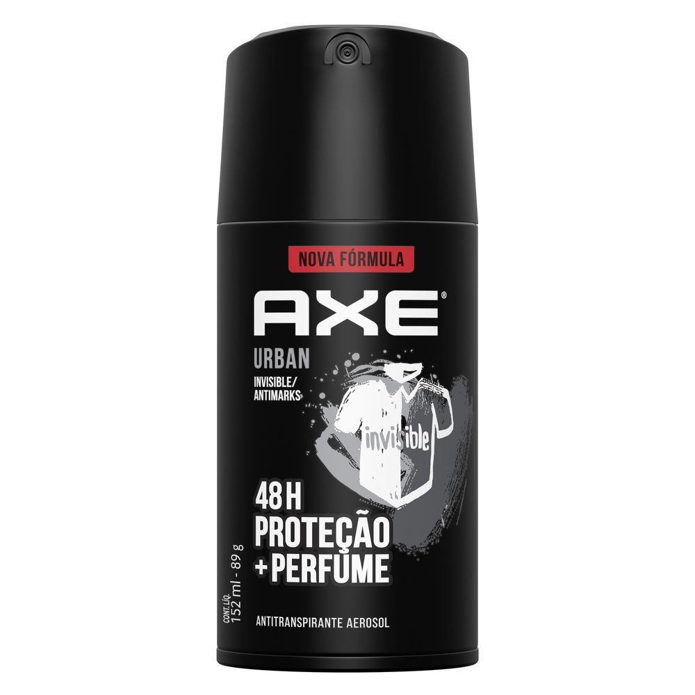 Antitranspirante Aerosol AXE Urban Invisible 152ml