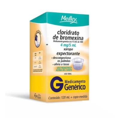 Comprar Cloridrato de Bromexina 4mg/5ml Xarope Pediátrico