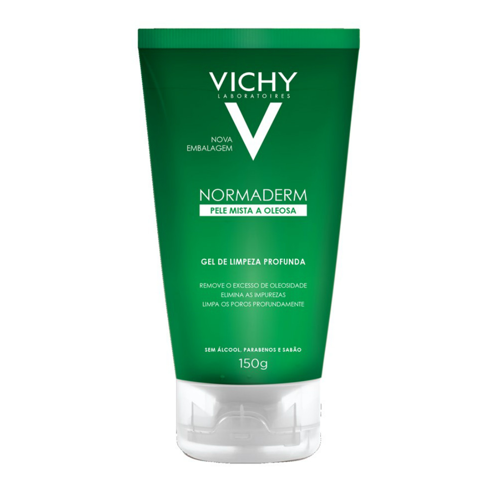 Gel de Limpeza Intensiva Anti-Oleosidade Com Ácido Glicólico Vichy Normaderm 150g