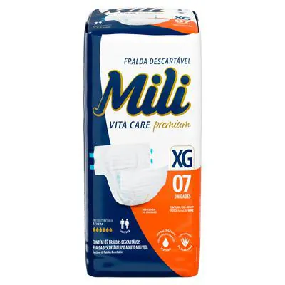 Fralda Geriátrica Mili Vita XG 7 Unidades