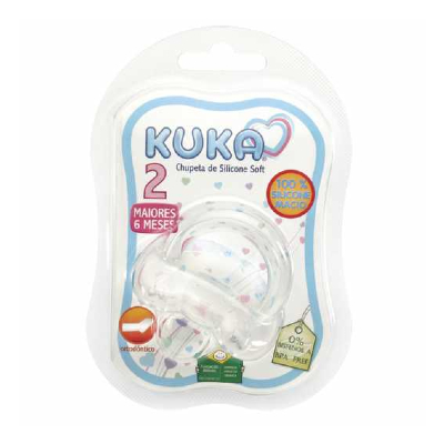 Chupeta Kuka Silicone Soft Ortodôntica N.02