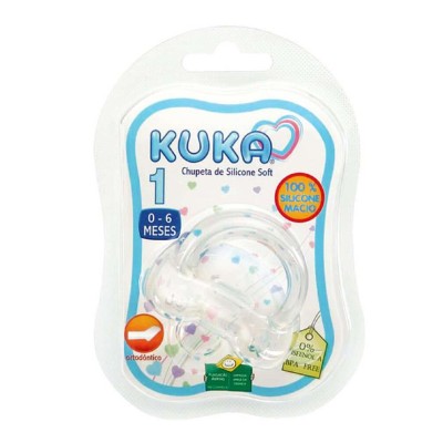 Chupeta Kuka Silicone Soft Orto N.01