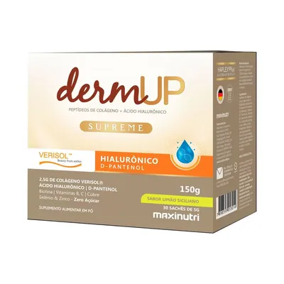 Dermup Supreme Verisol Limão Siciliano Maxinutri 30 Sachês de 5g