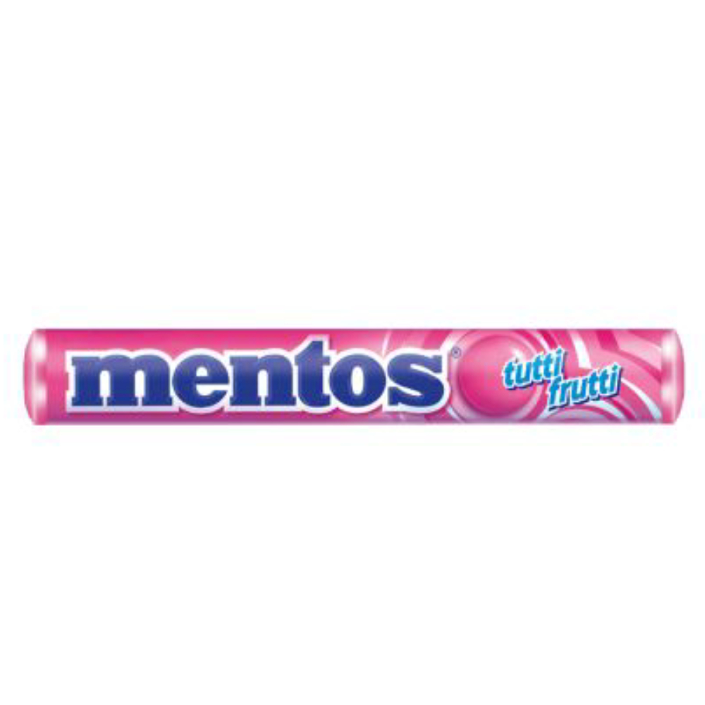 Bala Mentos Stick Tutti Frutti 38g