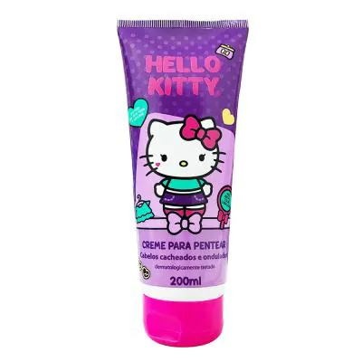 Creme de Pentear Hello Kitty Cacheados e Ondulados 200ml