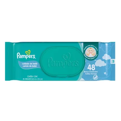 Lenço Umedecido Pampers Cheirinho De Bebê 48 Unidades preço