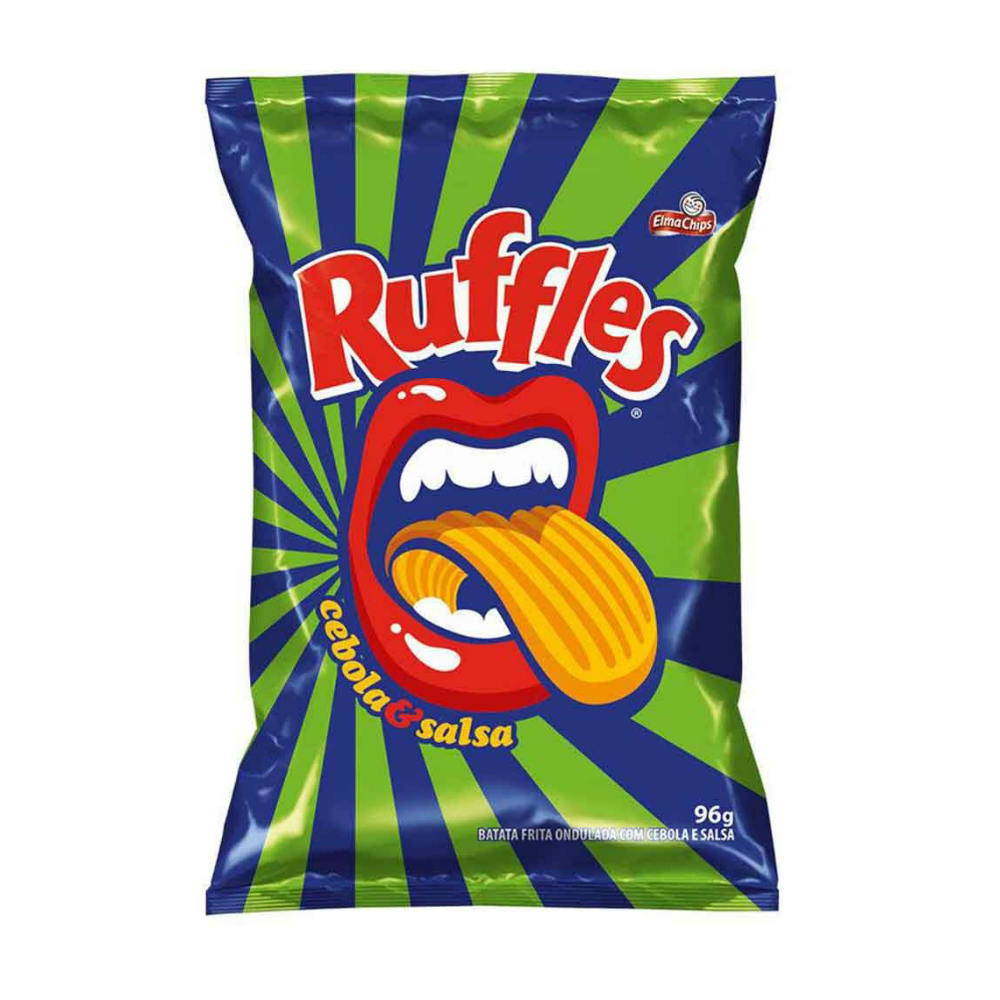 Batata Elma Chips Ruffles Cebola e Salsa 96g