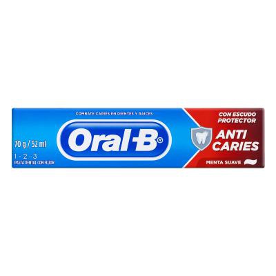 Creme Dental Menta Suave Oral-B 1-2-3 70g	