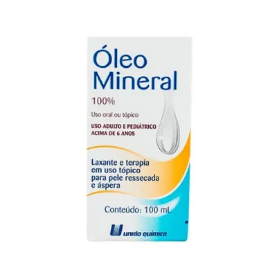 Óleo Mineral União Química Solução 100ml