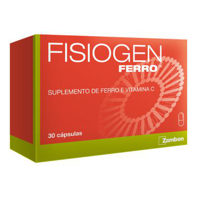 Suplemento Fisiogen Ferro 14mg 30 Cápsulas