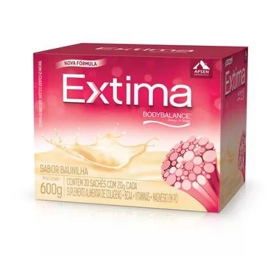 Extima Colágeno Suplemento Alimentar Sabor Baunilha 30 Sachês