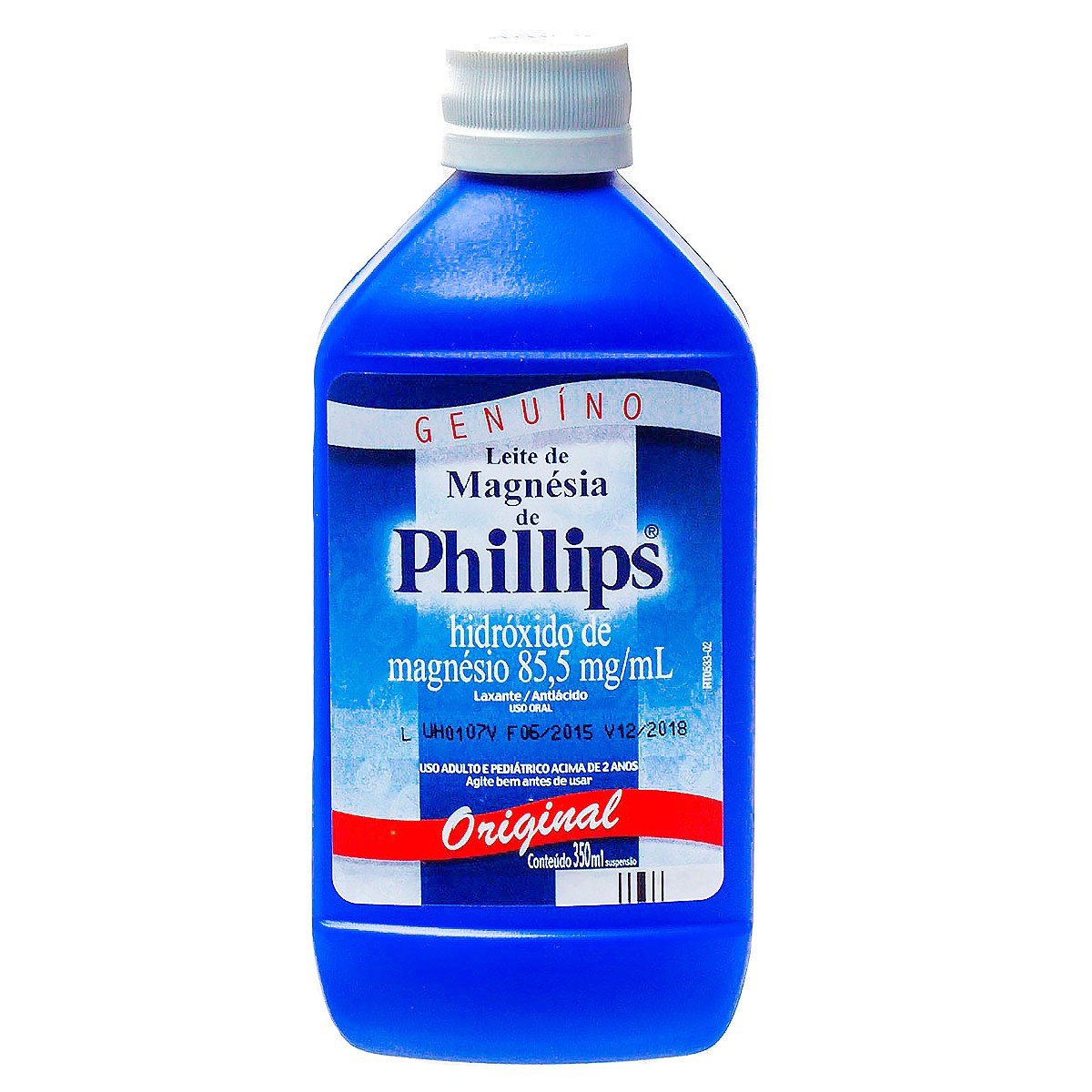 Leite de Magnésia Phillips Tradicional 350ml