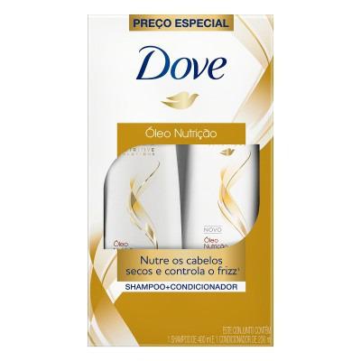 Kit Dove Óleo Nutrição com Shampoo 400ml e Condicionador 200ml