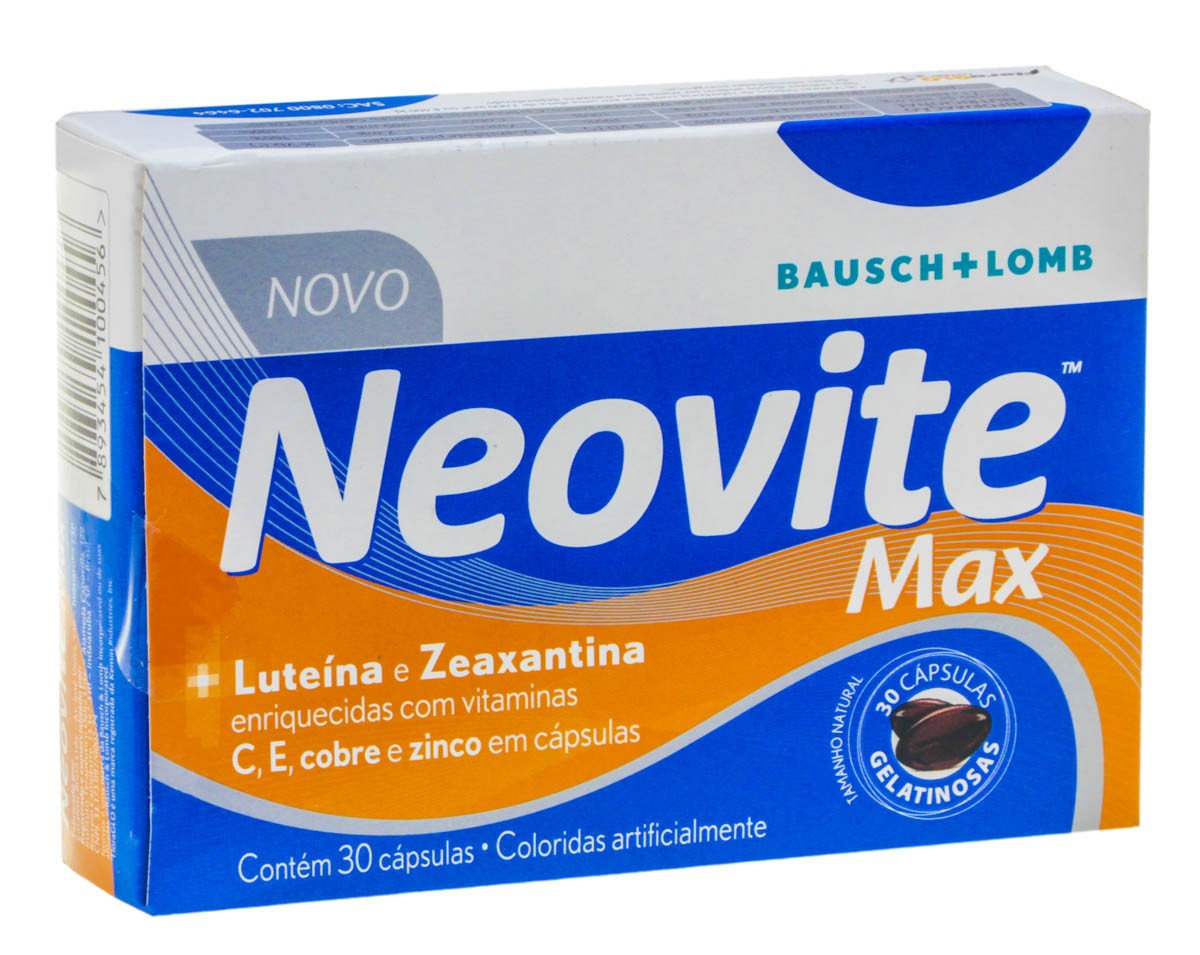 Neovite Max com 30 Cápsulas