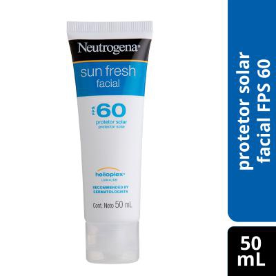 Protetor Solar Neutrogena Sun Fresh Facial FPS60 50g