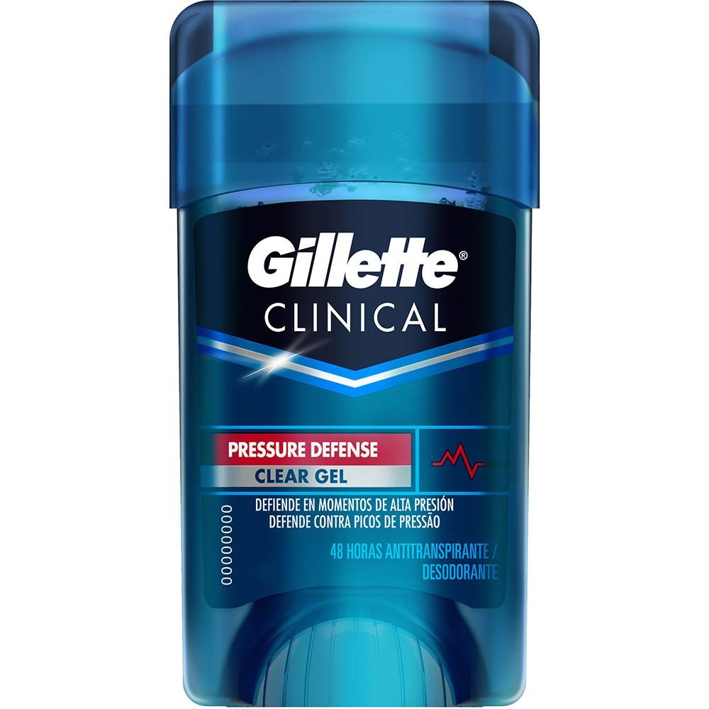 Desodorante Stick Gillette Clinical Clear Gel Pressure Defense 45g