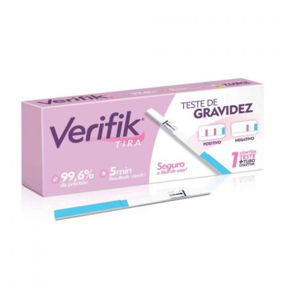 Teste de Gravidez em Tira Verifik com 99,6% de Precisão