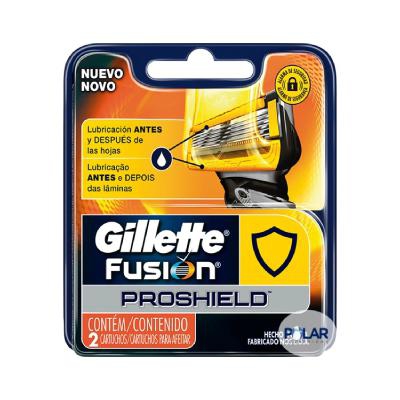 Carga Para Aparelho De Barbear Gillette Fusion Proshield 2 Unidades