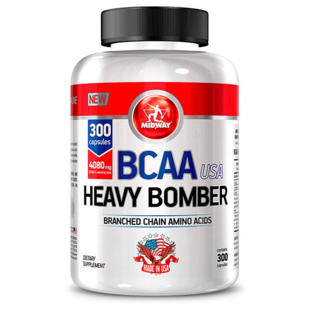 Suplemento Midway Bcaa Heavy Bomber 300Tab