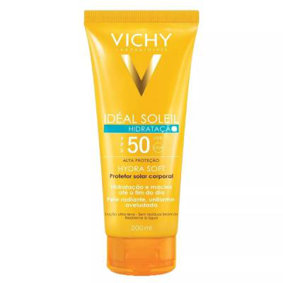 Protetor Solar Vichy Idéal Soleil Hydrasoft FPS50 200ml