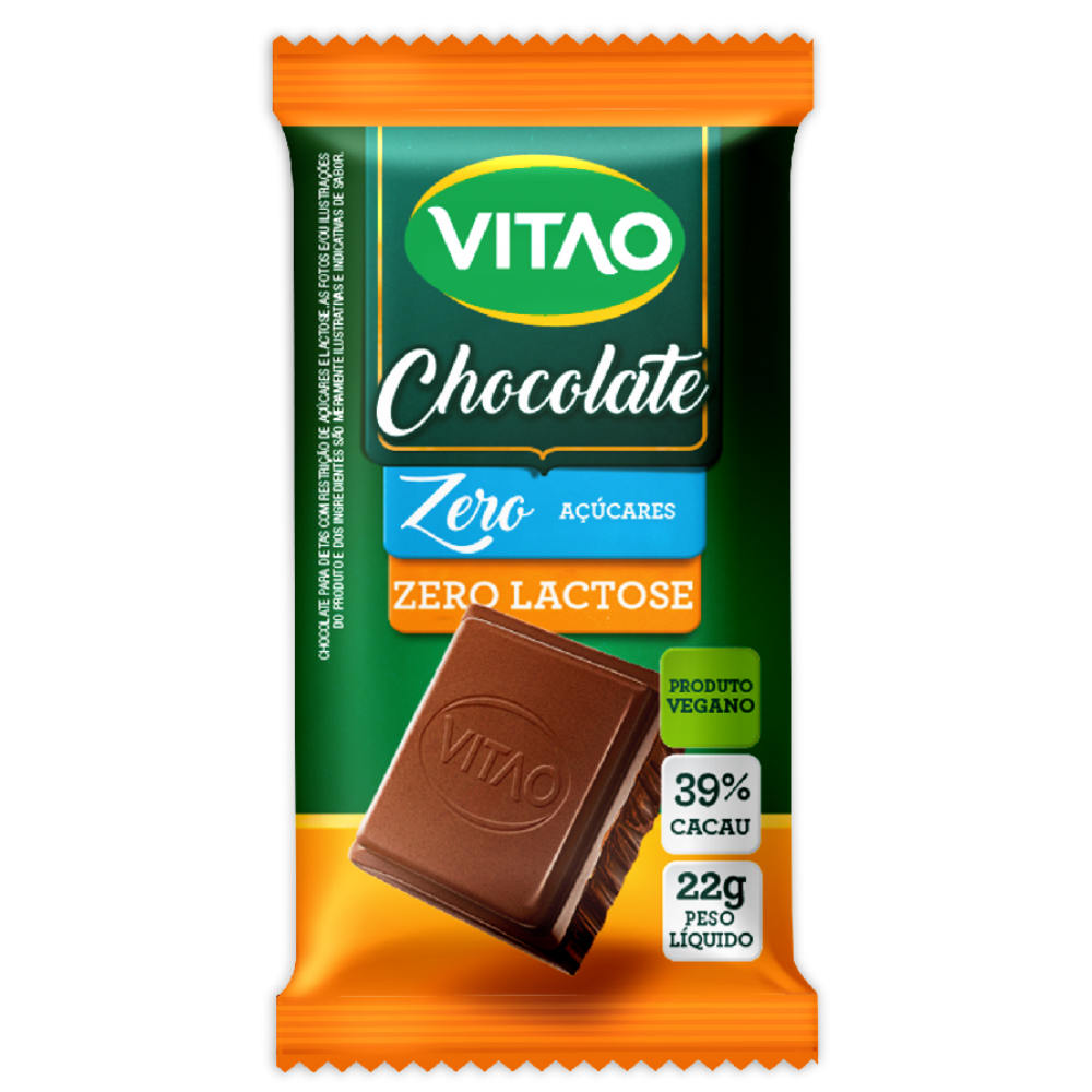 Chocolate Vitao Zero Açúcar e Lactose 22g