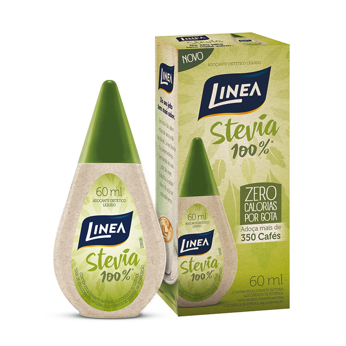 Adoçante Linea Líquido 100% Stevia 60ml
