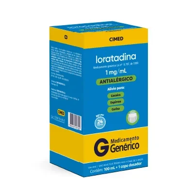 Loratadina Cimed Xarope 1mg/ml 100ml