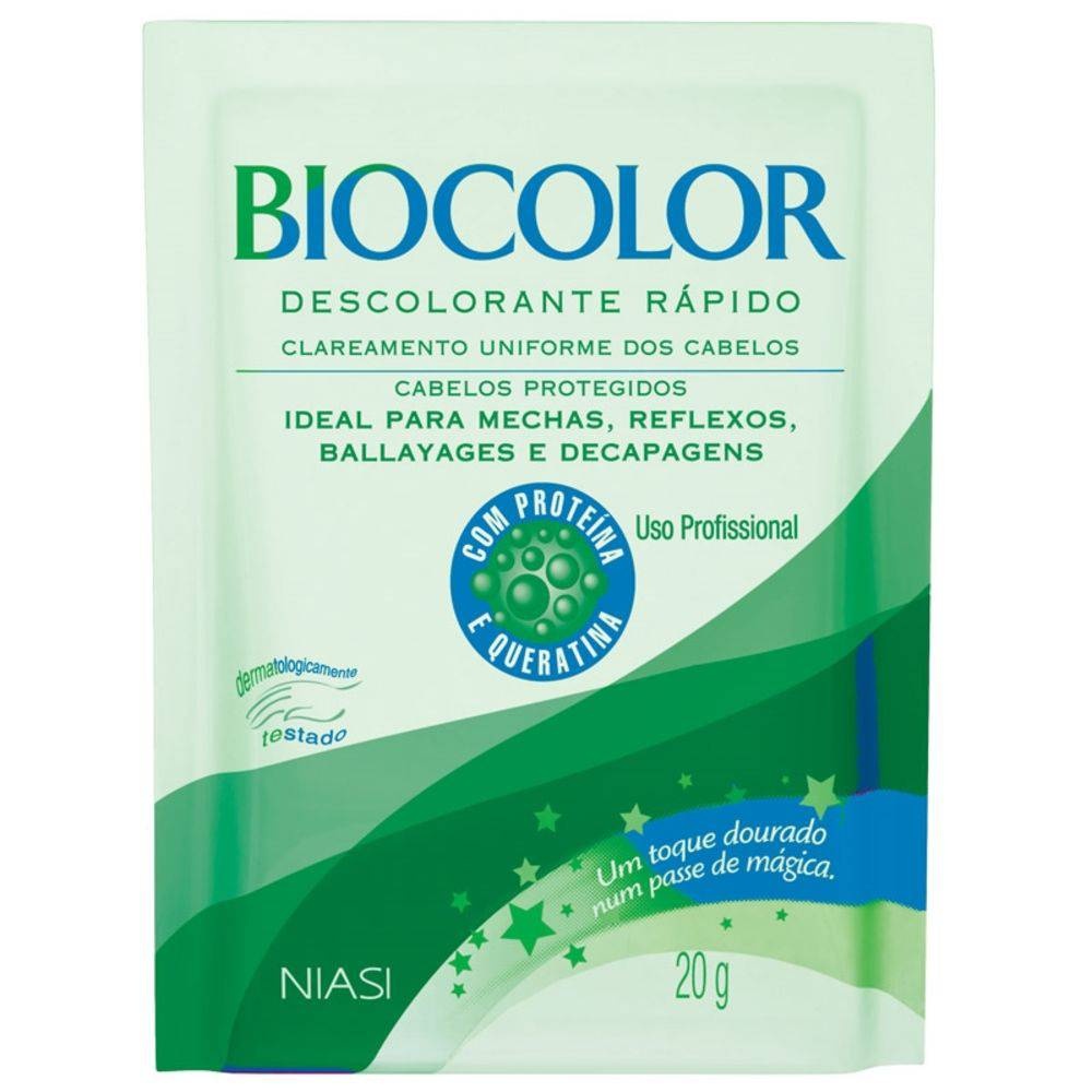 Pó Descolorante Biocolor Proteina e Queratina 20g