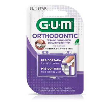 Cera Ortodôntica Gum Orthodontic Menta 5 Barras