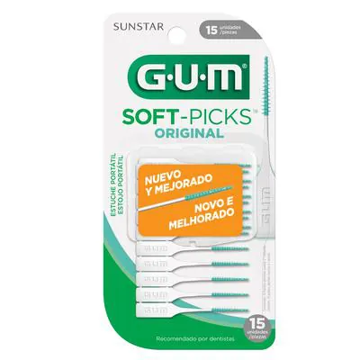 Limpador Interdental Soft Picks Gum 15 Unidades