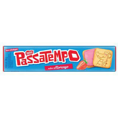 Biscoito Recheado Nestlé Passatempo Morango 130g