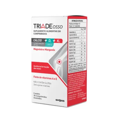 Triade Osso 30 Comprimidos