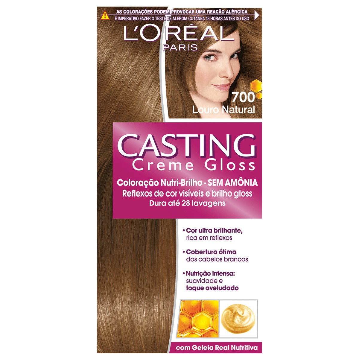 Tintura L’Oréal Casting Creme Gloss 700 Louro Natural