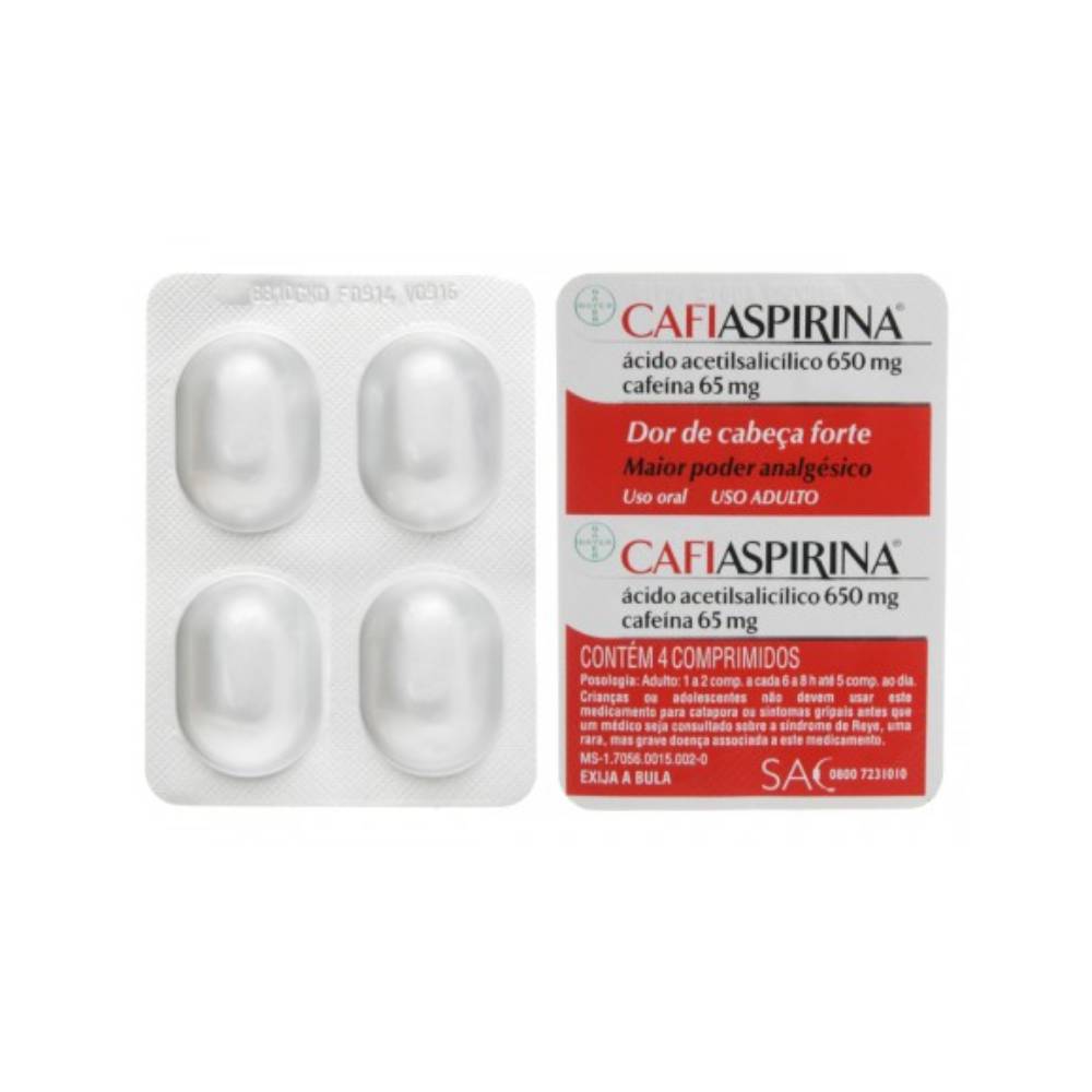 Cafiaspirina 4 Comprimidos