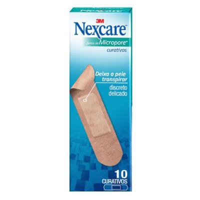 Curativos Feitos de Micropore Nexcare 10 Unidades