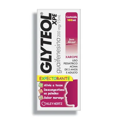 Xarope Glyteol Pediátrico Hertz 100ml