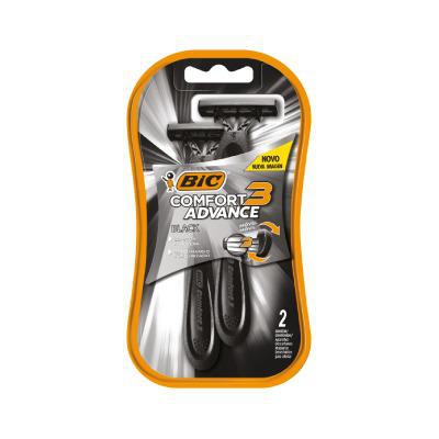 Aparelho de Barbear Bic Comfort 3 Black Night com 2un