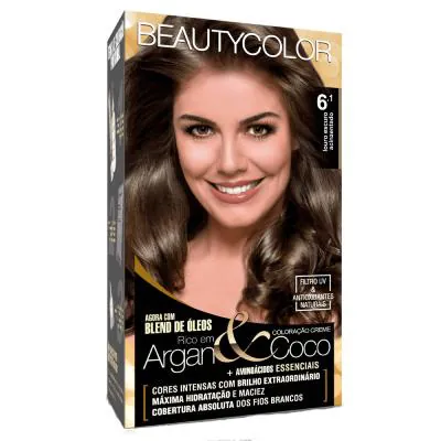 Tintura BeautyColor 6.1 Louro Escuro Acinzentado