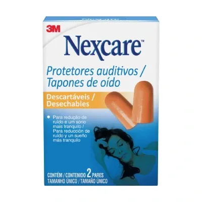 Protetor Auditivo De Espuma Nexcare 2 Pares preço