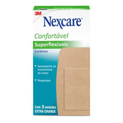 Curativo Nexcare Joelho e Cotovelo 8 Unidades